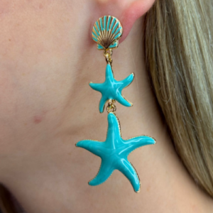 Pendientes Shell Starfish