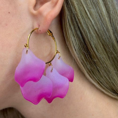 Pendientes Petal Hoop
